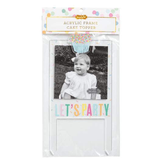 Let's Party Cake Topper Frame