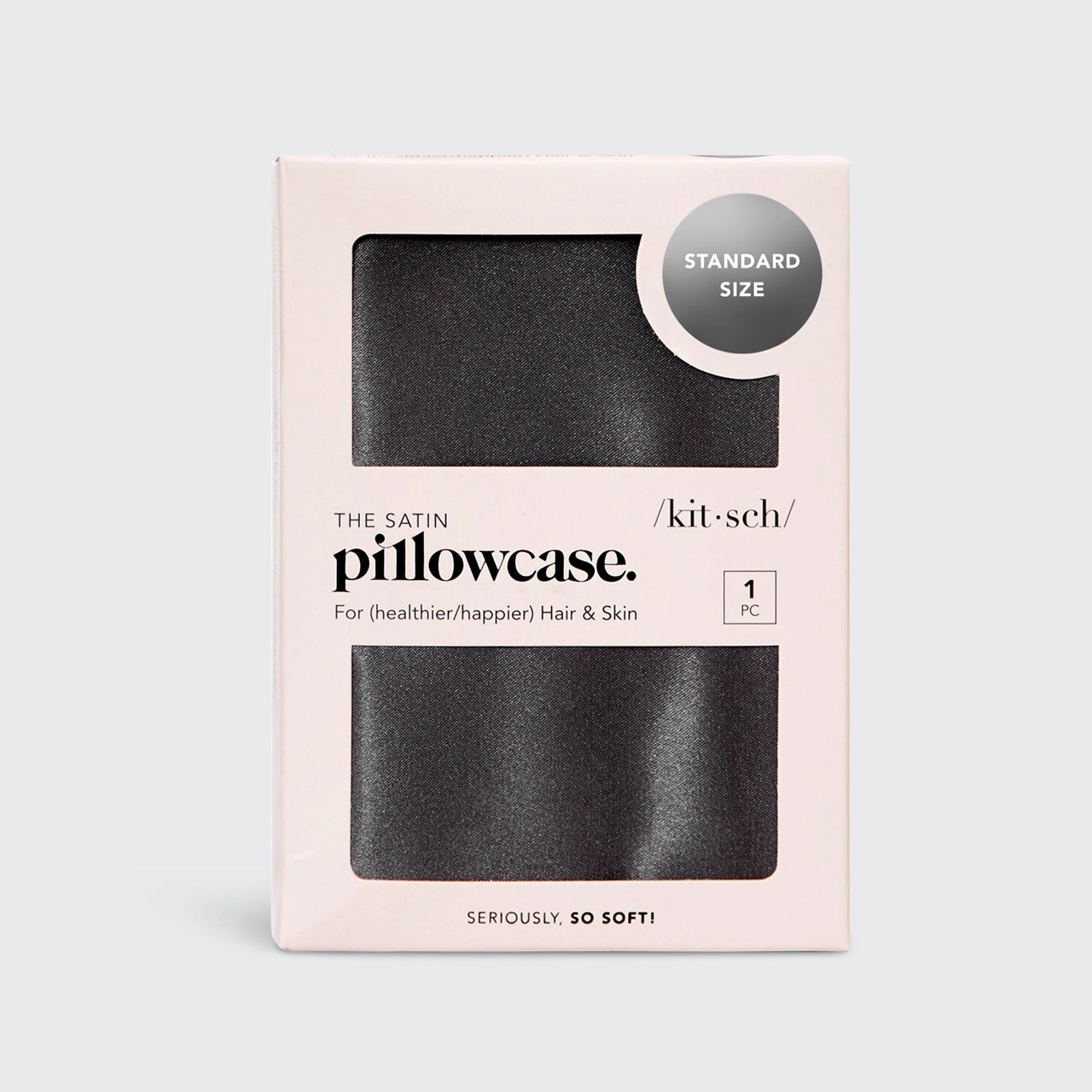 Satin Pillowcase | Charcoal