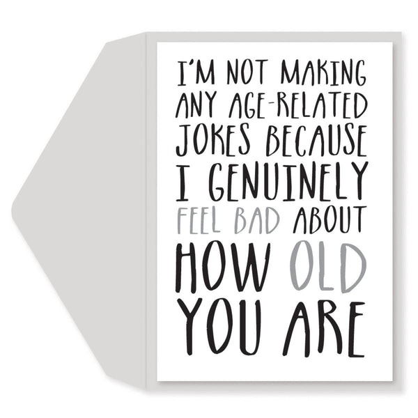 Age Related Jokes Card