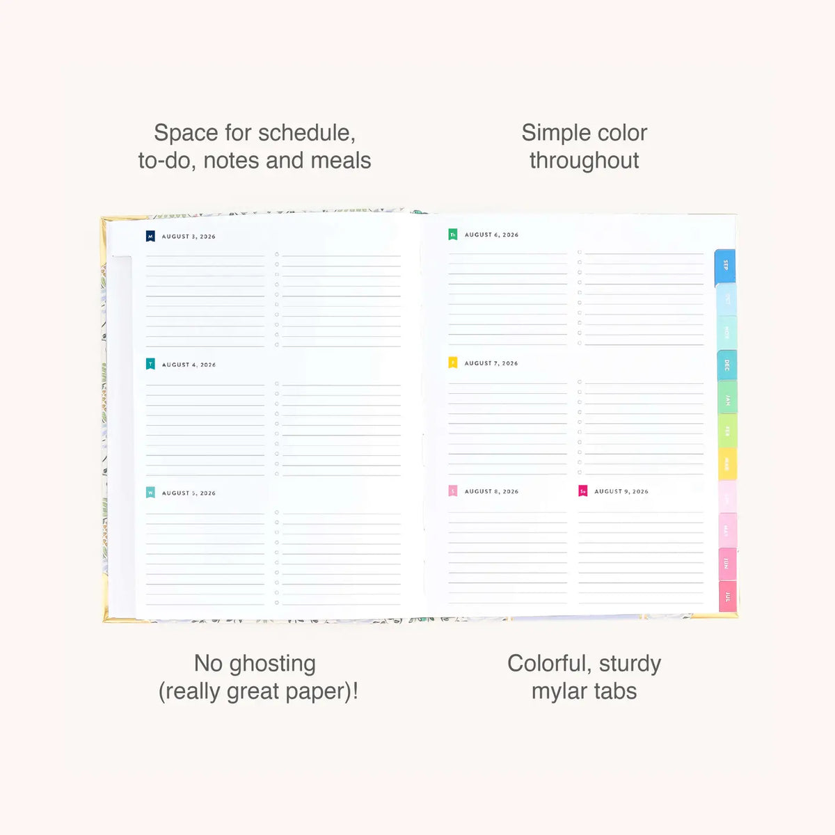 2026-2027 Bookbound Weekly Simplified Planner | Pineapple Charm