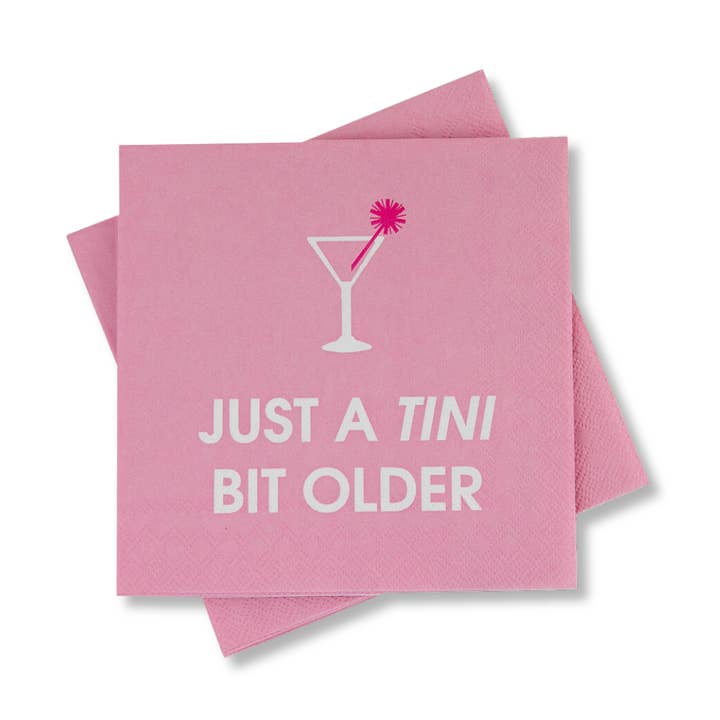 Cocktail Napkins | Just A Tini Bit Older