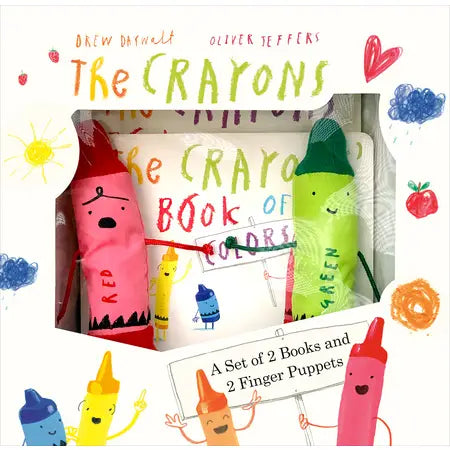 Crayons Books with Finger Puppets