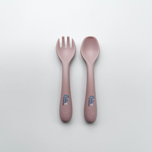 My First Silicone Utensils | Petal Pink