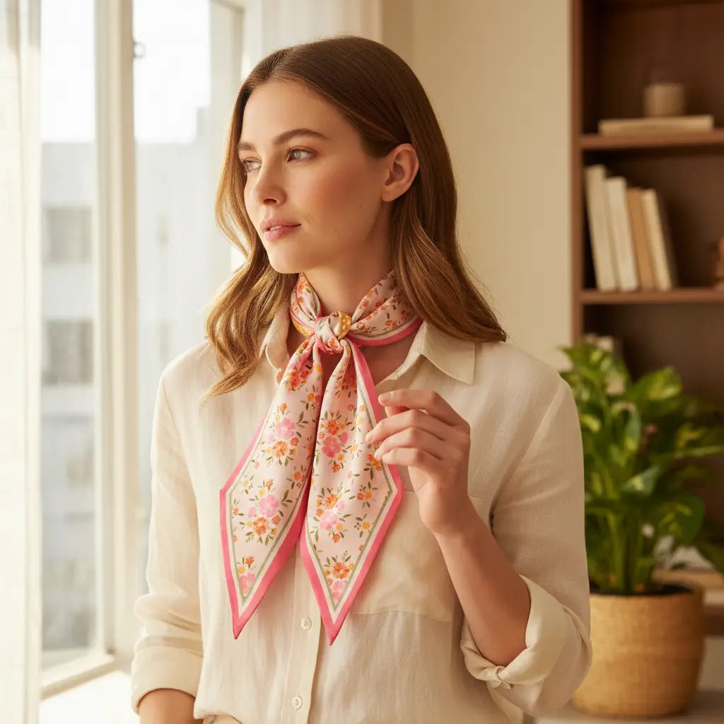 Twirl & Tie Scarf Accessory | Endless Daydream Cream