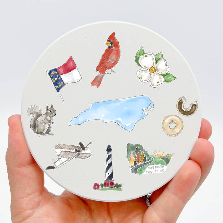 Coaster | North Carolina Icons