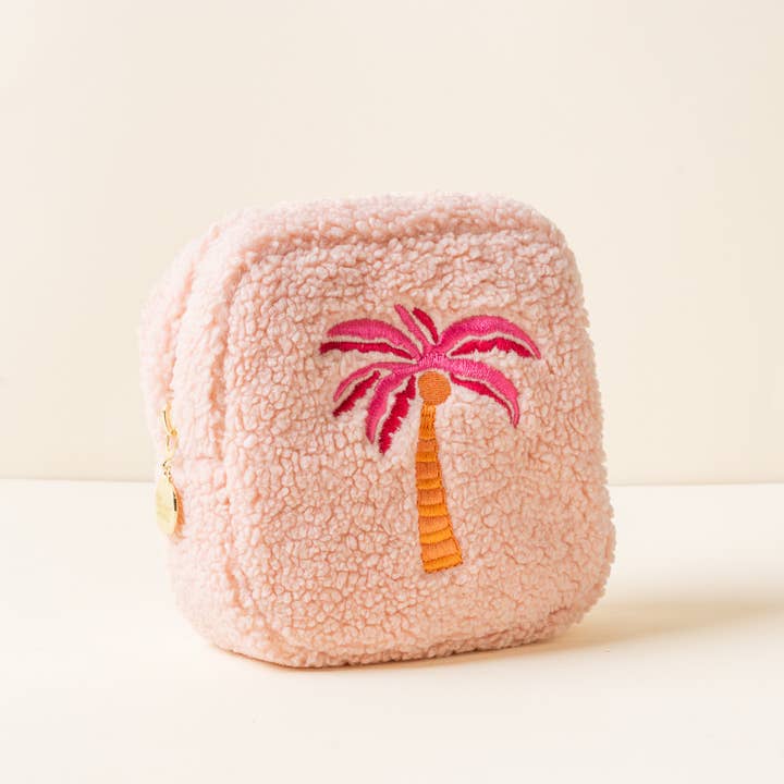 Square Teddy Pouch | Palm Tree