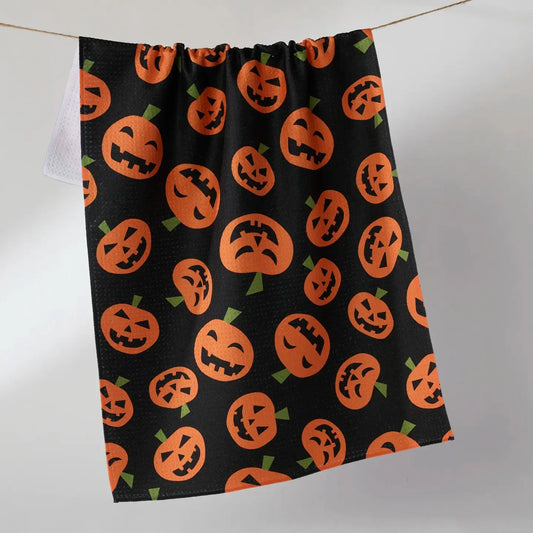 Tea Towel | Gourd Gang Black