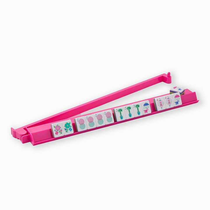 Acrylic Rack and Pusher Set | Hot Pink