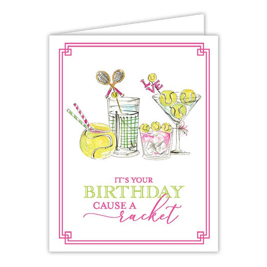 Greeting Card | Birthday | Tennis