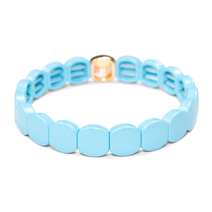 Sweet Tart Tile Bracelet | Snowcone Blue
