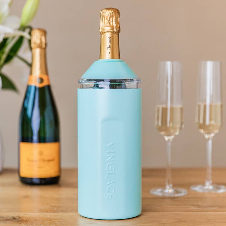 Wine & Champagne Chiller | Sea Glass
