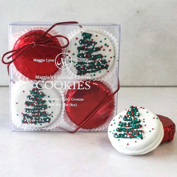 Maggie's Chocolate Covered Cookies | Christmas Tree