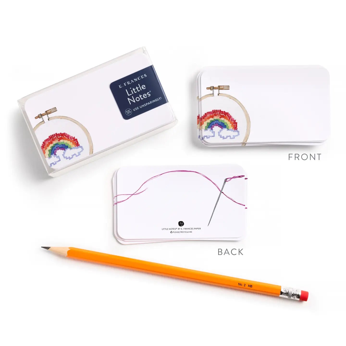 Little Notes | Rainbow Cross Stitch