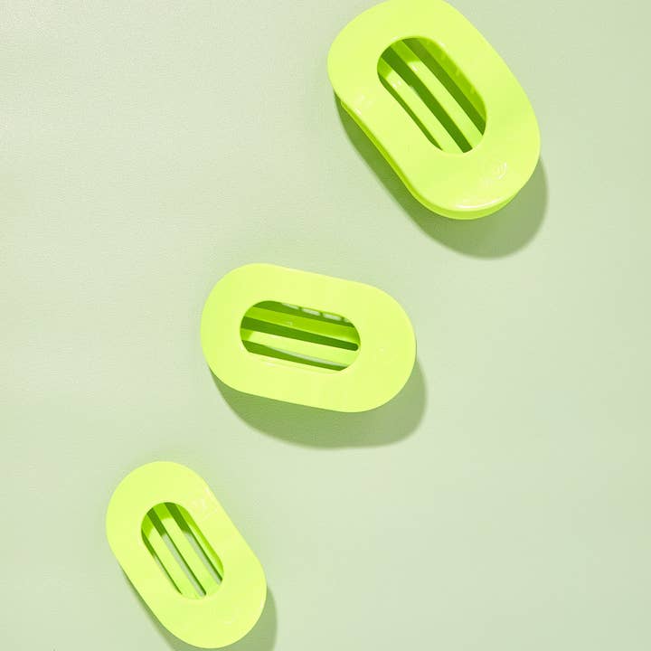 Teleties Flat Round Clip | Summer Brights | Assorted Sizes