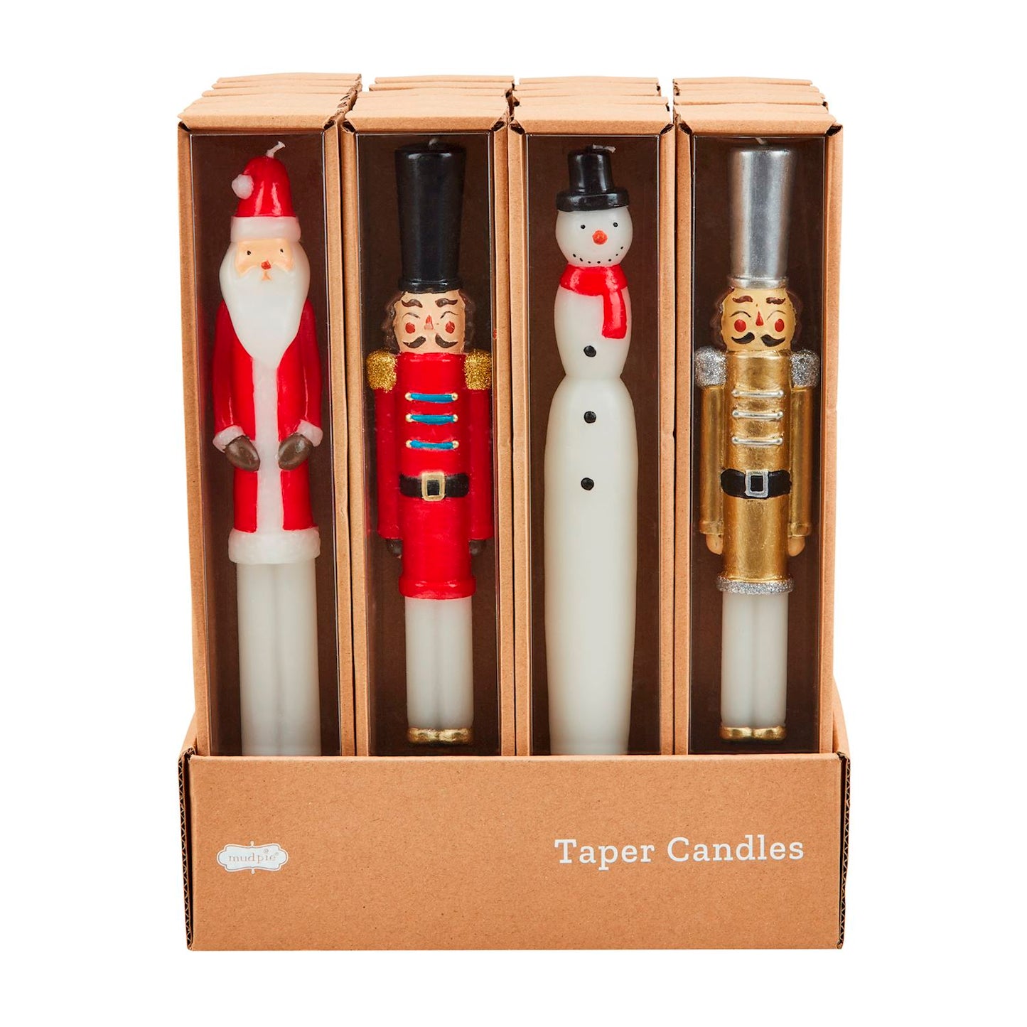 Christmas Figural Taper Candles | Assorted Styles