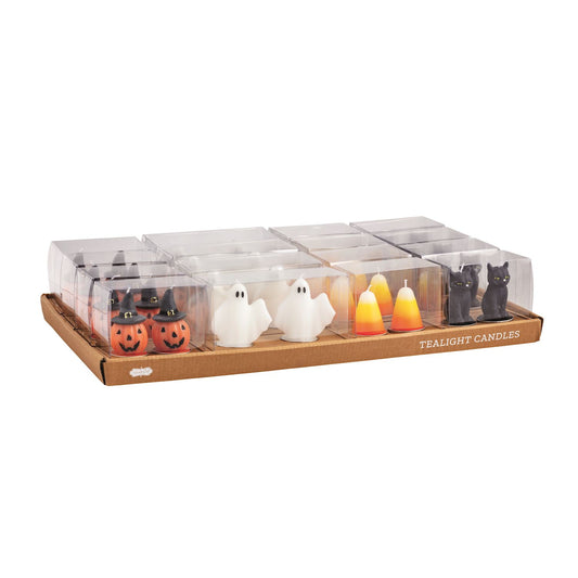 Figural Halloween Tea Light Sets | Assorted Styles