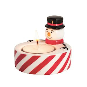 Snowman Christmas Tea Light Holder