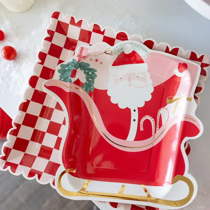 Paper Plates | Santa's Sleigh