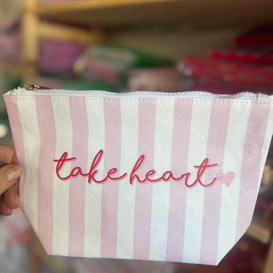 Take Heart Makeup Bag