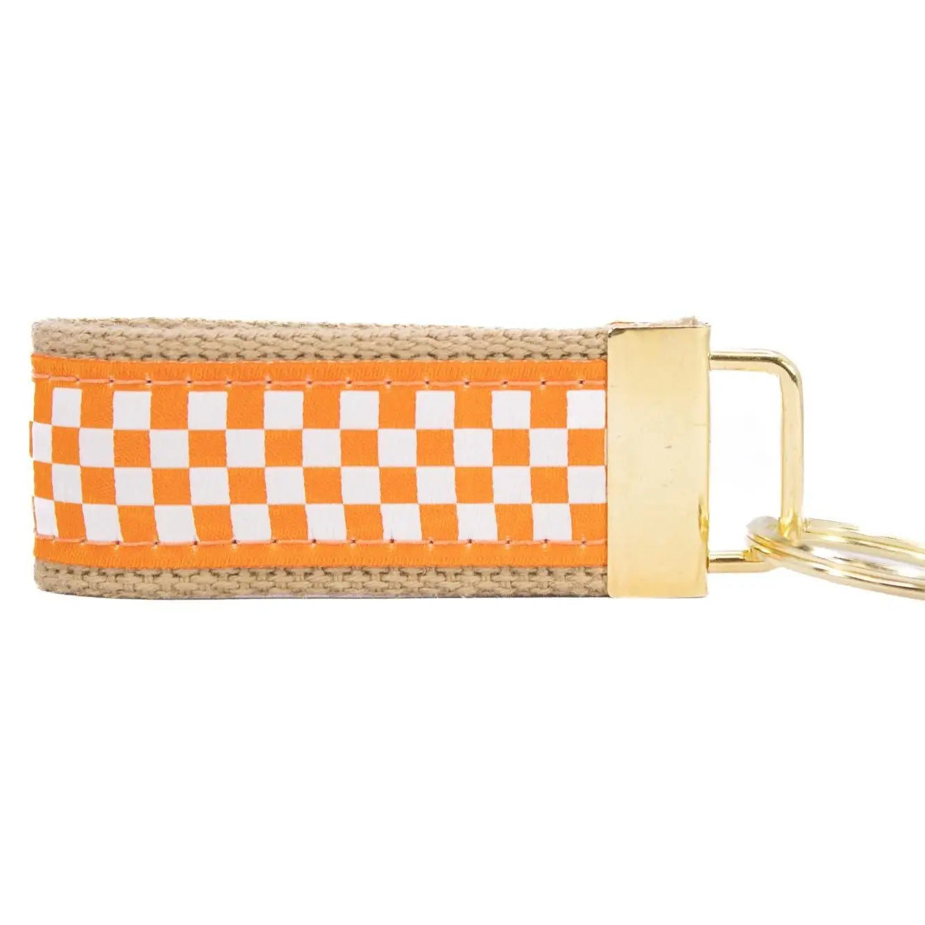 Woven Ribbon Keychain | Tennessee Check