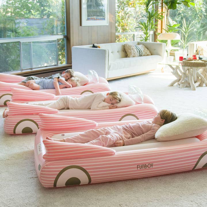 Convertible Kids Sleepover Air Mattress | Pink