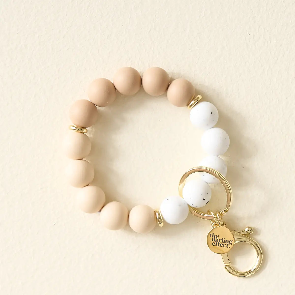 Keychain Wristlet | Oatmilk Latte
