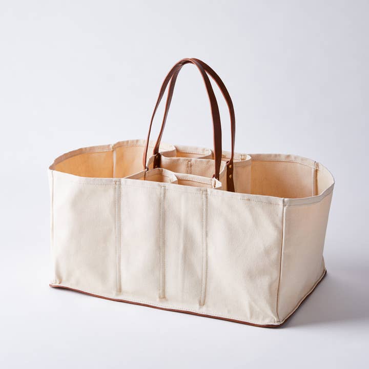 Heavy Canvas Grocery Tote | Natural