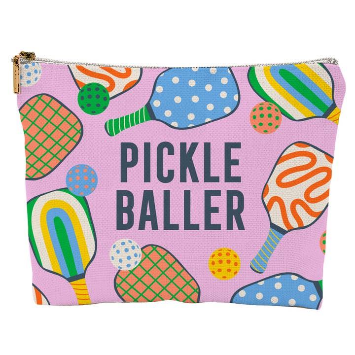 Zipper Canvas Pouch | Pickleballer