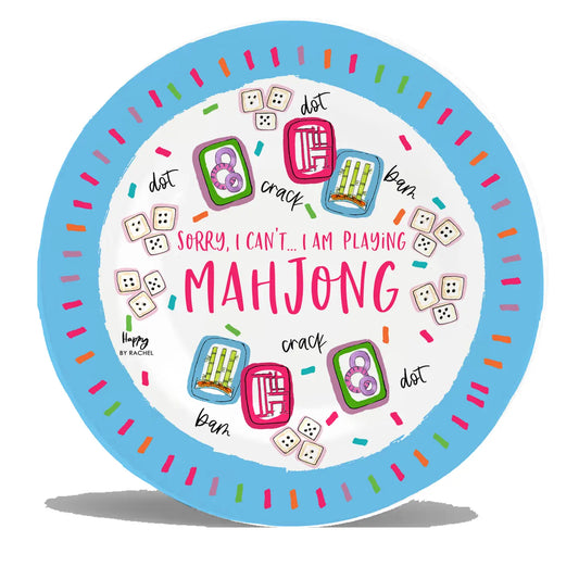 Mahjong Melamine Plate