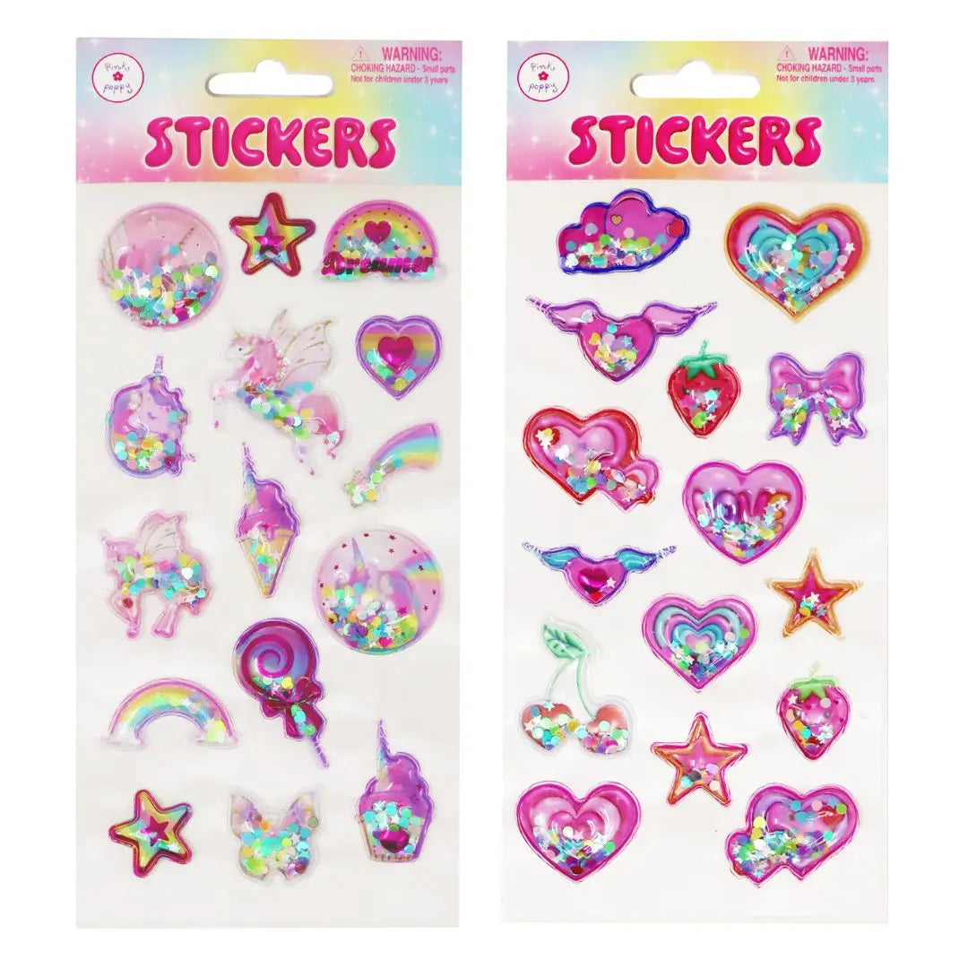 Confetti Shaker Stickers