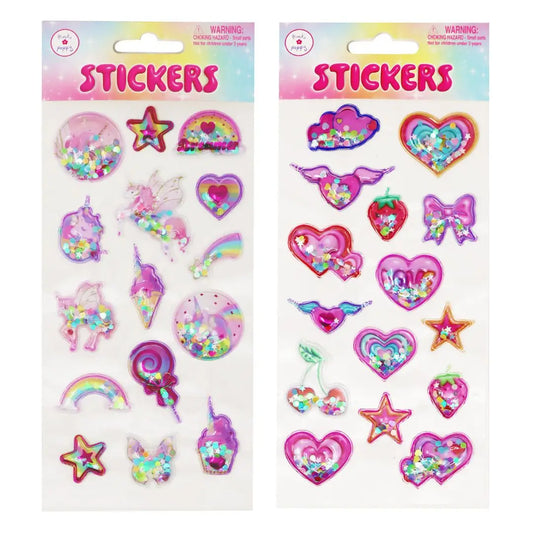 Confetti Shaker Stickers