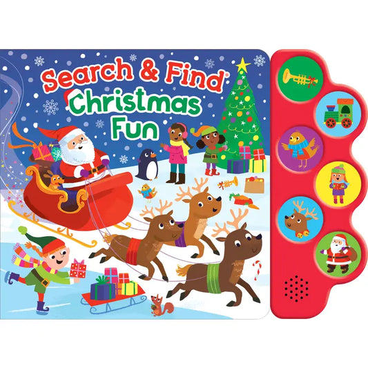 Search & Find | Christmas Fun 6-Button Sound Book