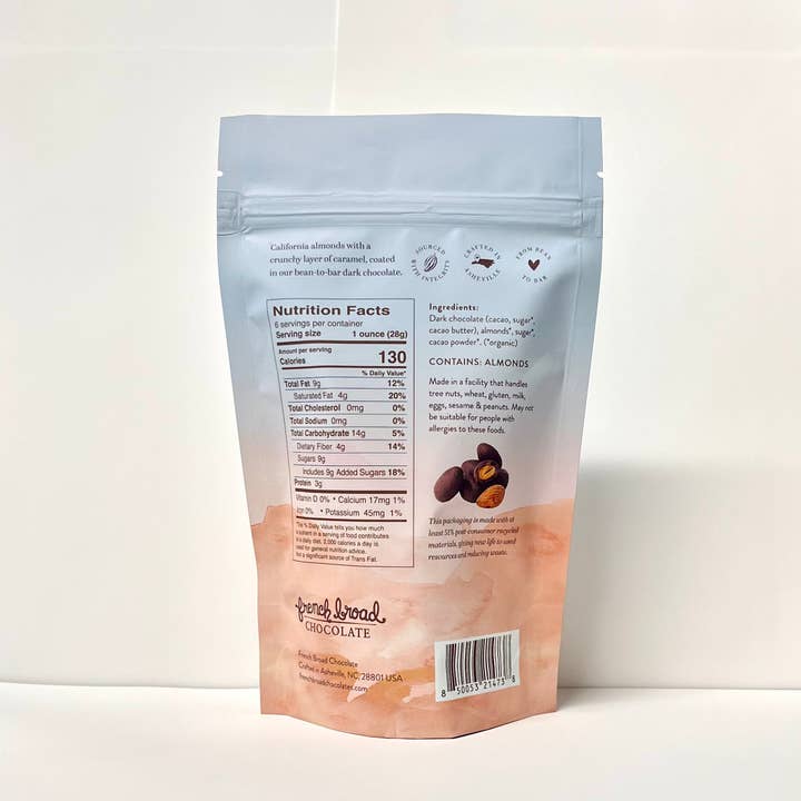 Dark Chocolate-Covered Caramelized Almonds