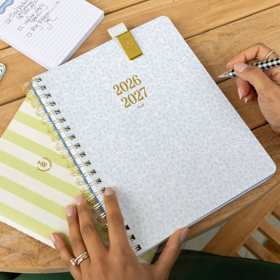 2026-2027 Large Softcover Weekly Simplified Planner | Misty Meadow
