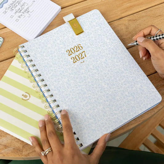 2026-2027 Large Softcover Weekly Simplified Planner | Misty Meadow