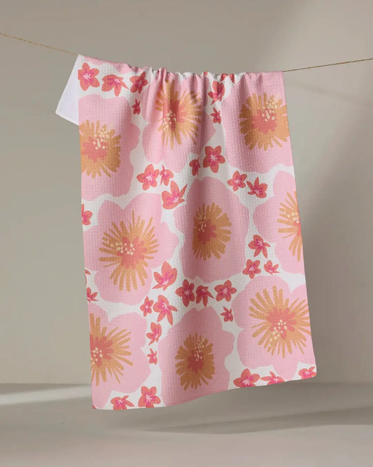 Tea Towel | Hibiscus Sunset