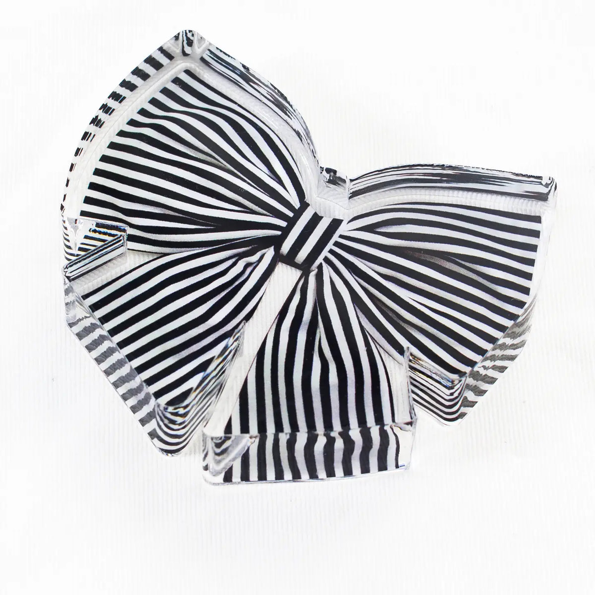 Acrylic Napkin Weight | Black Bow