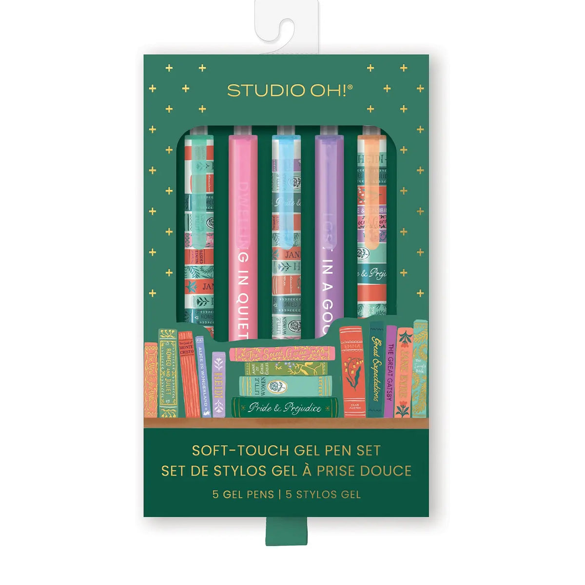 Cozy Reads Soft-Touch Gel Pen Set