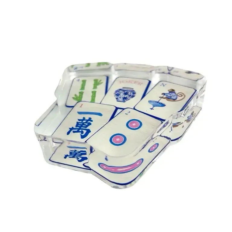 Acrylic Napkin Weight | Preppy Mahjong