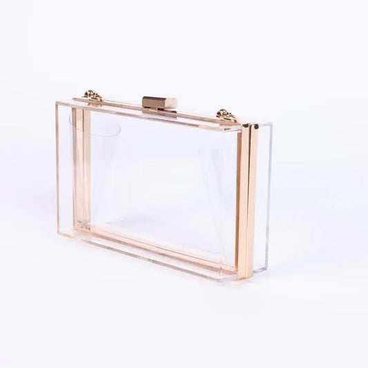 Clear Acrylic Clutch | Game Day Crossbody Bag