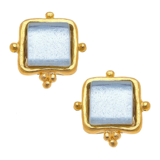 Madeline Studs | French Glass