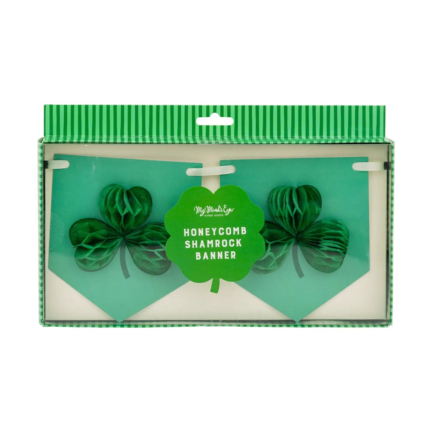 Honeycomb Shamrock Banner