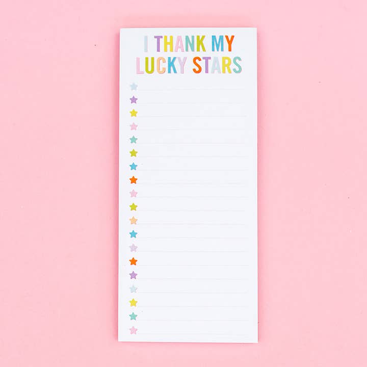 List Pad | I Thank My Lucky Stars