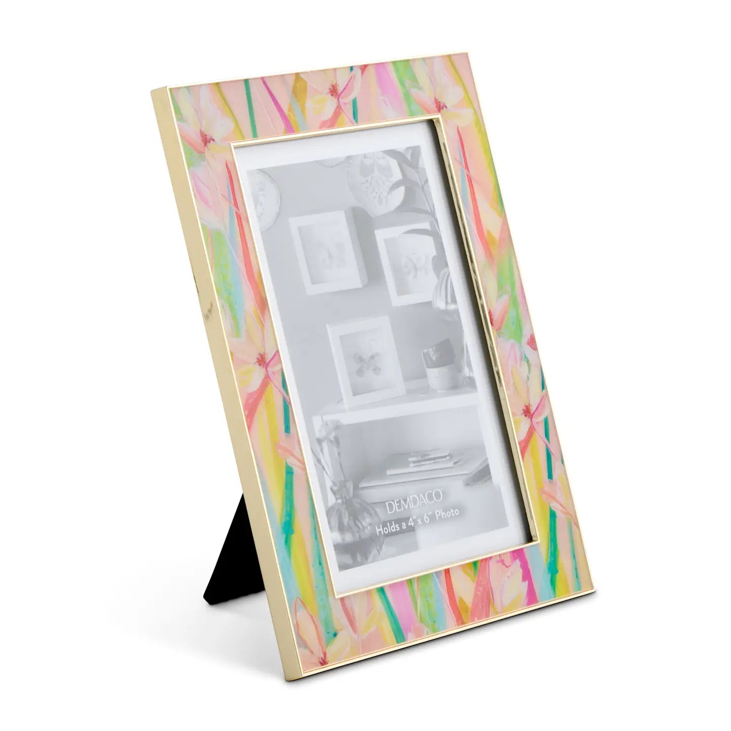 Elisabeth Hays Floral Enamel Frame | 4"x6"