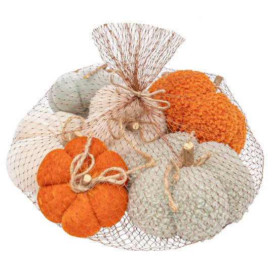 Harvest Pumpkin Bag Set of 6