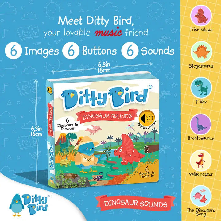 Ditty Bird | Dinosaur Sounds