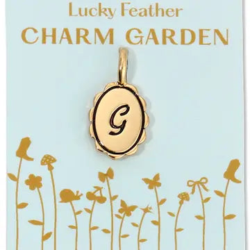 Charm Garden | Scalloped Initial | Assorted Letters