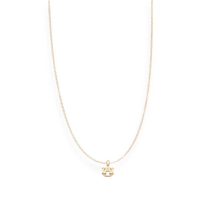 Auburn Logo Charm Necklace