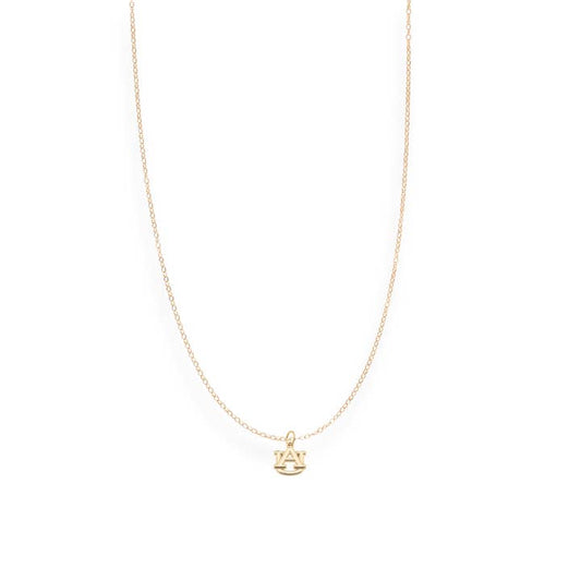 Auburn Logo Charm Necklace
