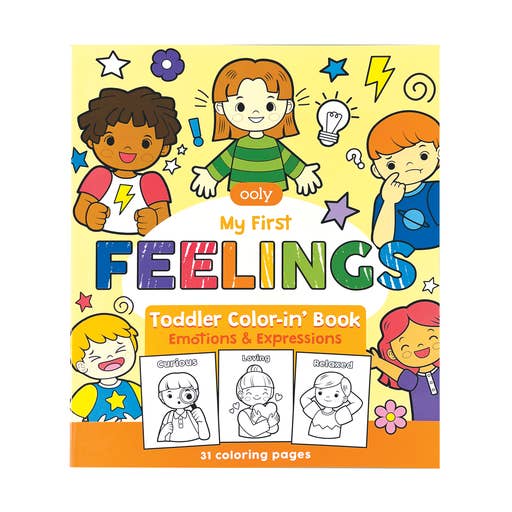 Toddler Coloring Book | Feelings